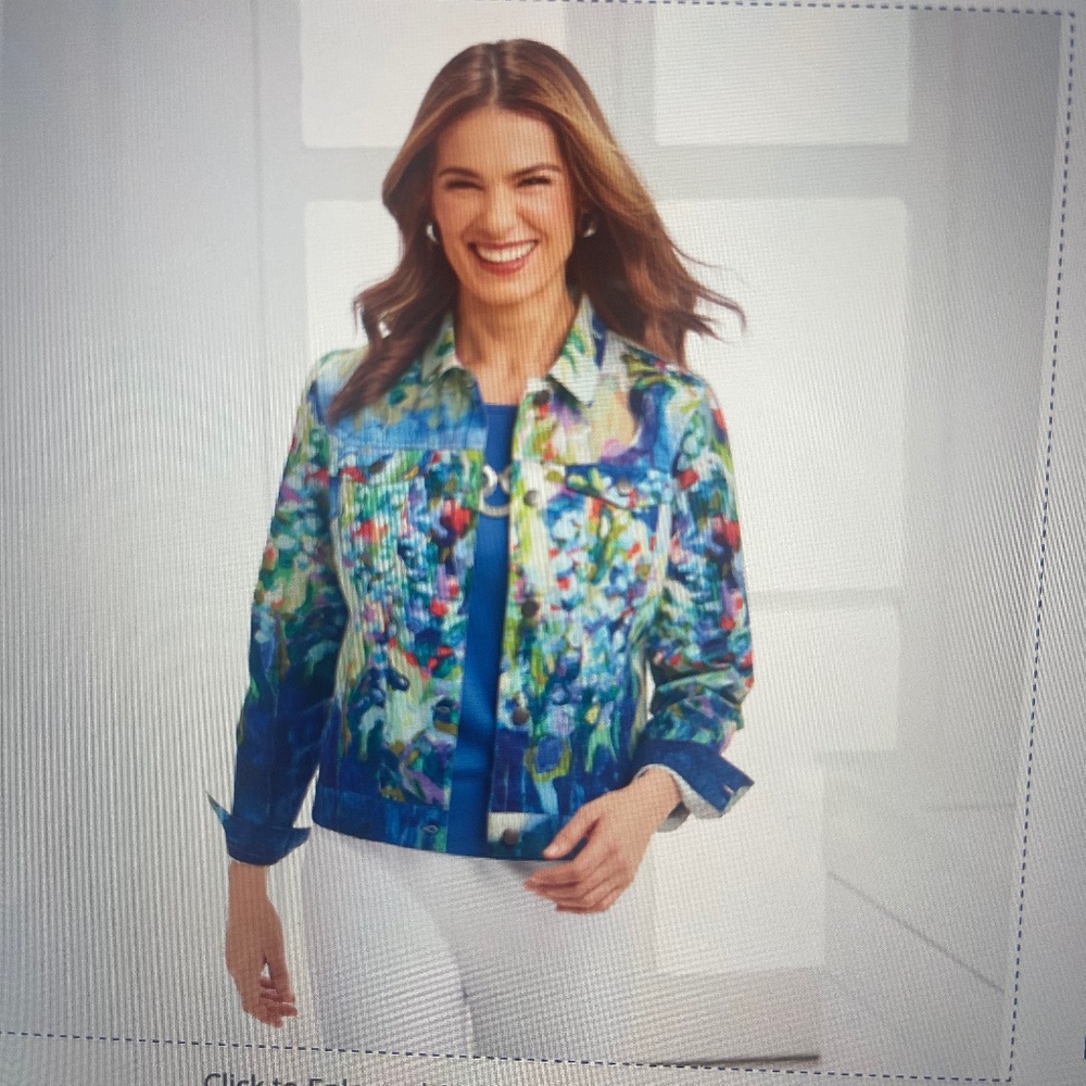Claire Desiardins  Womens Artistic Expression Jacket Sz large